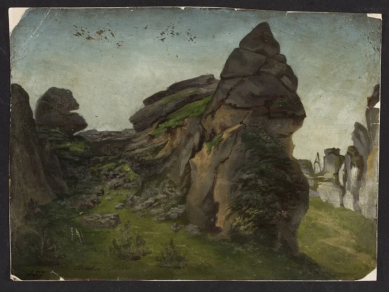 1833-Adrian Głębocki - Paesaggio